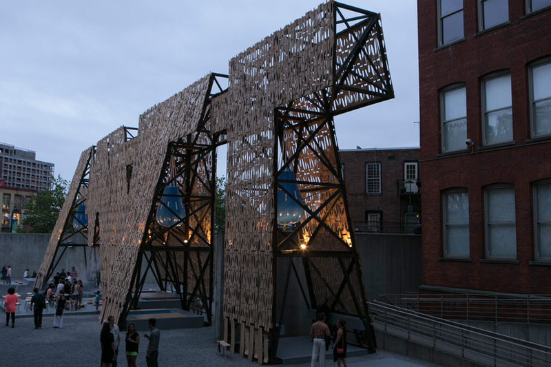 Illustration for article titled MoMA's New Playground Is Woven From the Bones of 3,000 Skateboards